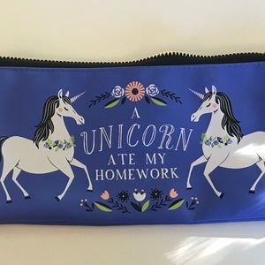 Unicorn pencil pouch